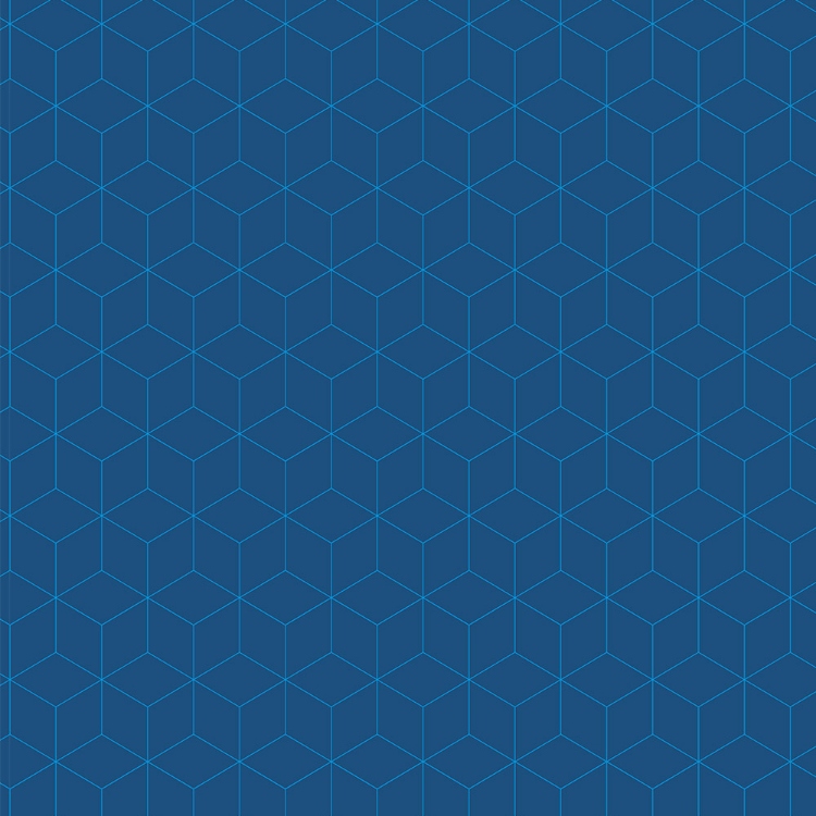 Obrázek z POLYREY HE0B Hexacub Bleu 2150x970x10 mm FA
