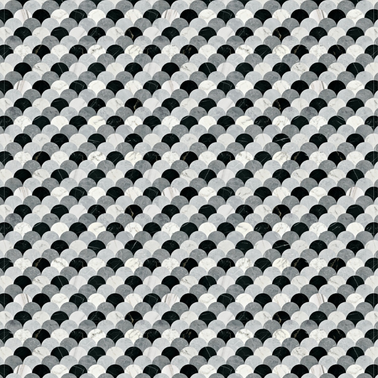 Obrázek z POLYREY FI1A Fish Scale Marble 3050x1320x4 mm BRIHG