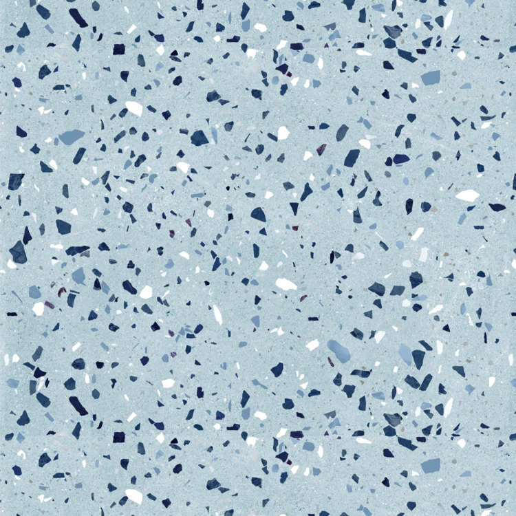 Obrázek z POLYREY TE1B Terrazzo Venetian Blue 3050x1320x12.5 mm EXM