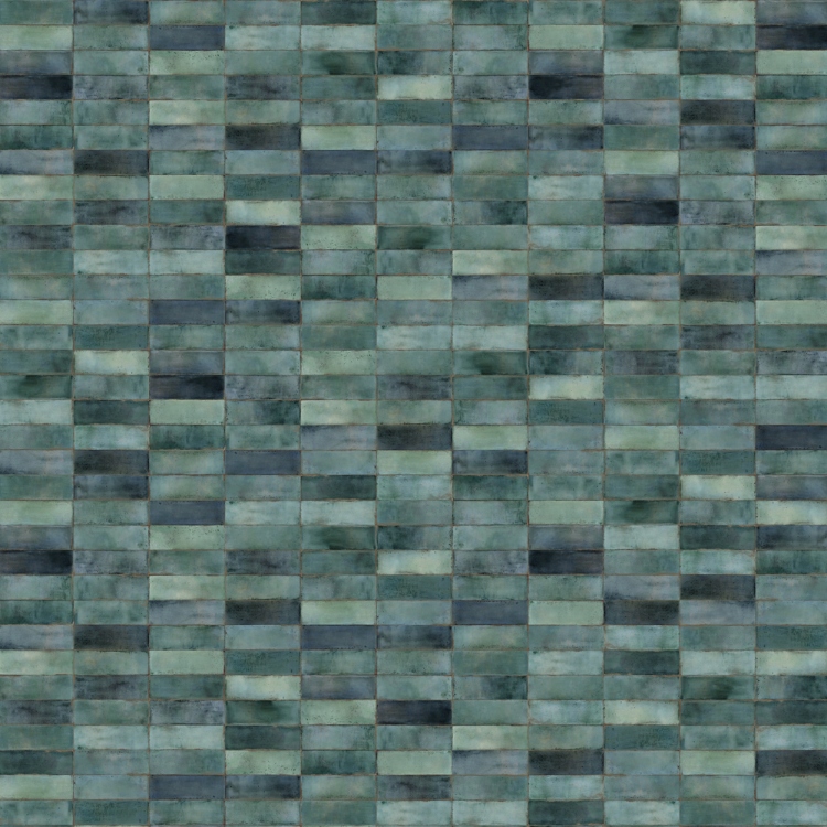 Obrázek z POLYREY ZE0A Zellige Blue-Green 3050x1320x10 mm EXM