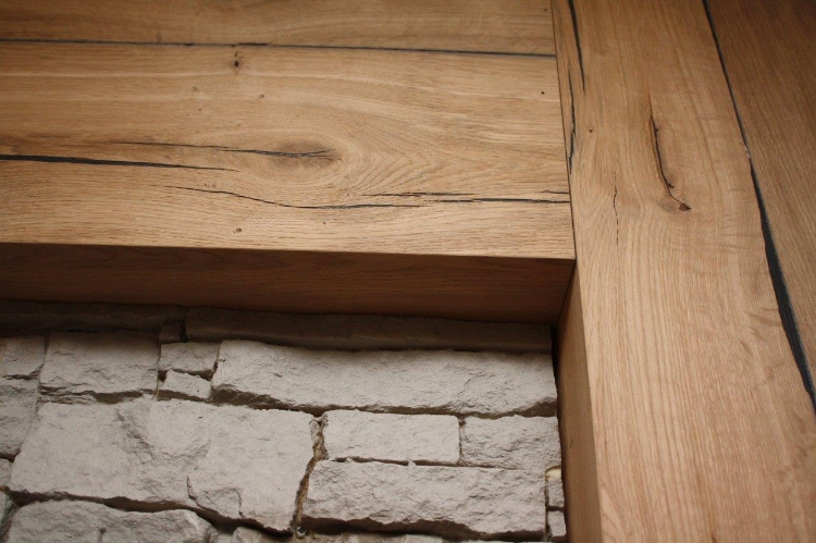 Obrázek z Dubové trámové dřevo 3040x1210x19.8 přírodní